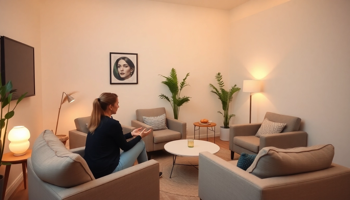 Psychoterapia Lublin – Comfortable therapy space showcasing trusted professional support in a calming environment.