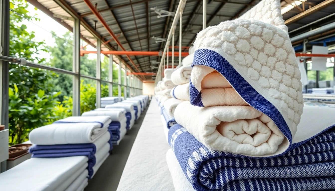 Pakistan towel manufacturers produce premium towels with sustainable materials, ensuring quality and export standards.