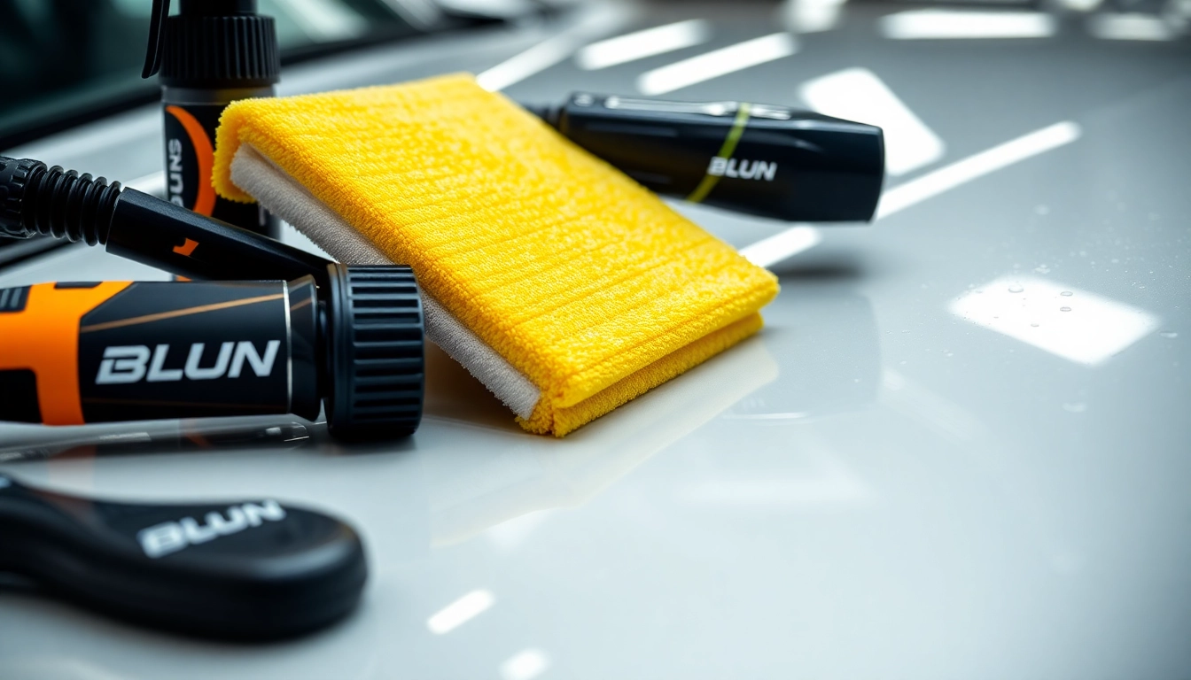 Blung car and boat cleaning tools in use demonstrating superior quality and cleaning efficiency