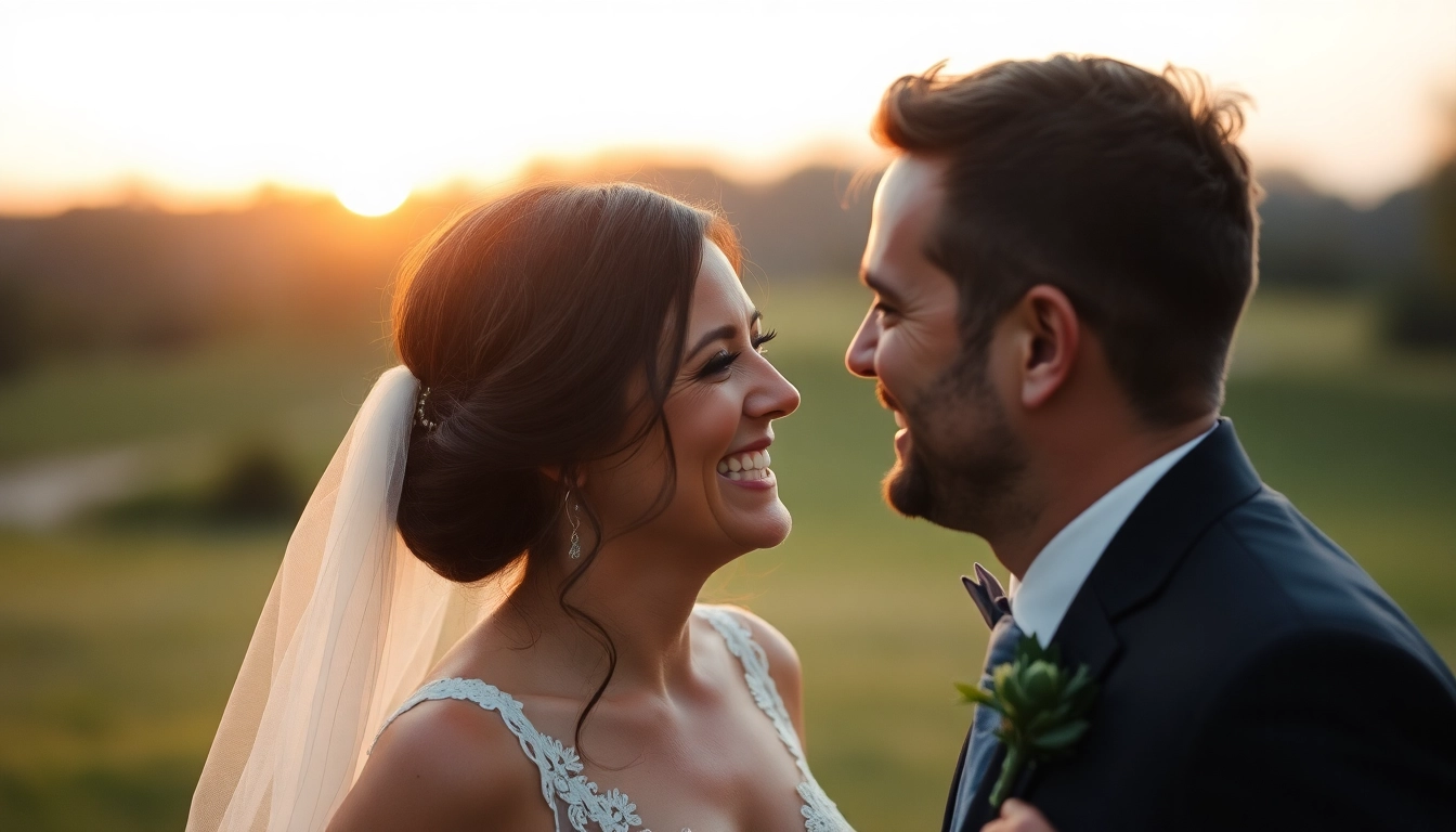 Experienced eskuvoi fotos captures joyful wedding moments in outdoor light with natural expressions