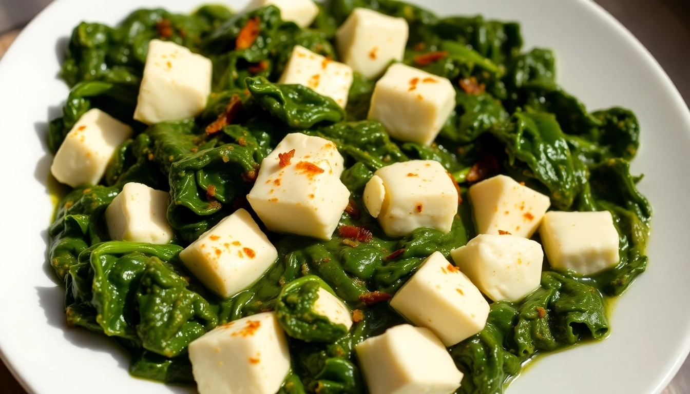 Prepare Ready to Eat Palak Paneer with vibrant spinach and soft paneer cubes for quick meals