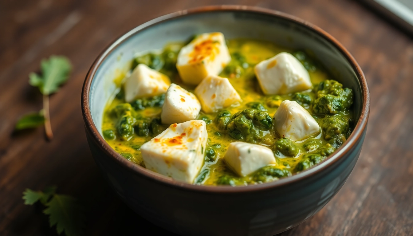 Delicious Ready to Eat Palak Paneer ready to serve in a bowl, showcasing fresh greens and